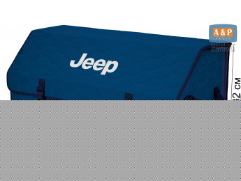 Органайзер-саквояж "Союз" в багажник Jeep (Джип), размер XXL. Цвет: синий с синей прострочкой Соты.
