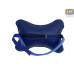 Подушка-косточка автомобильная под шею. Средняя. Экокожа. 